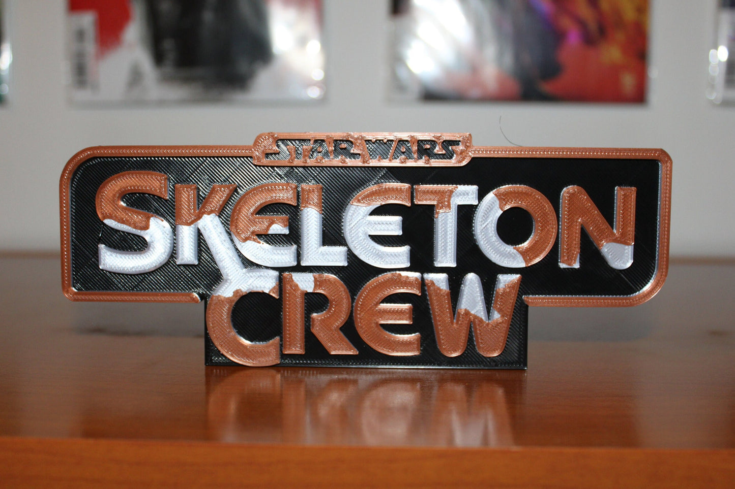 Skeleton Crew 3D printed Logo Art