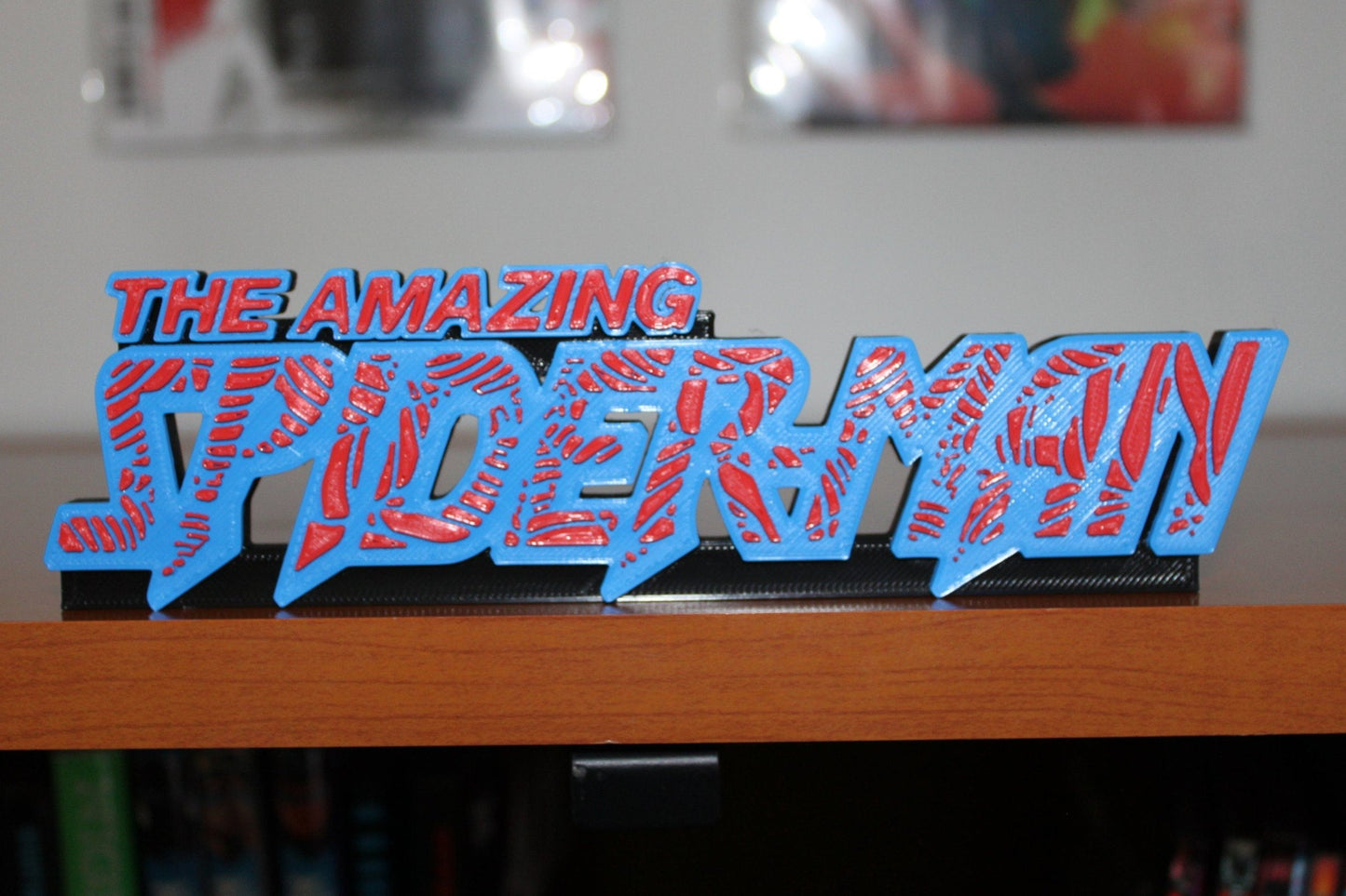 Spider-Man 3D printed Comic Logo Art