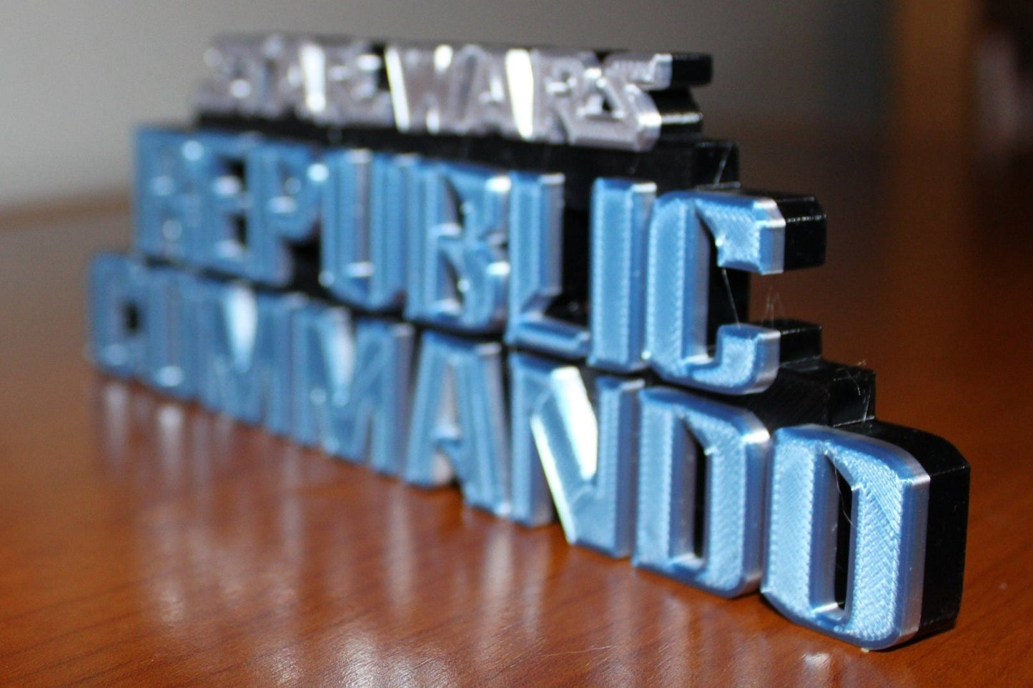 Republic Commando Game 3D printed Logo Art