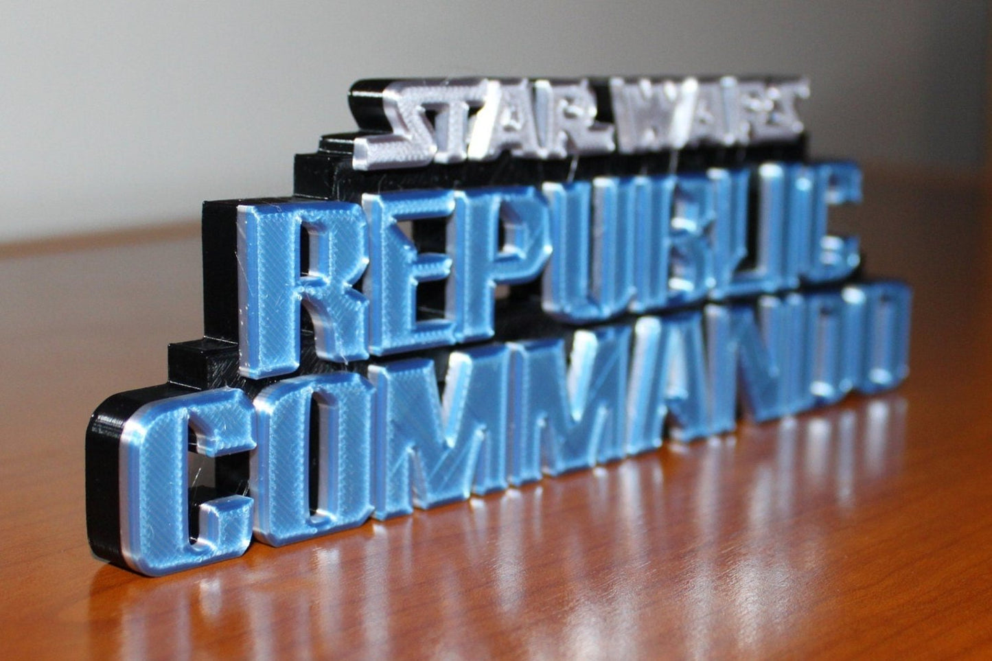 Republic Commando Game 3D printed Logo Art