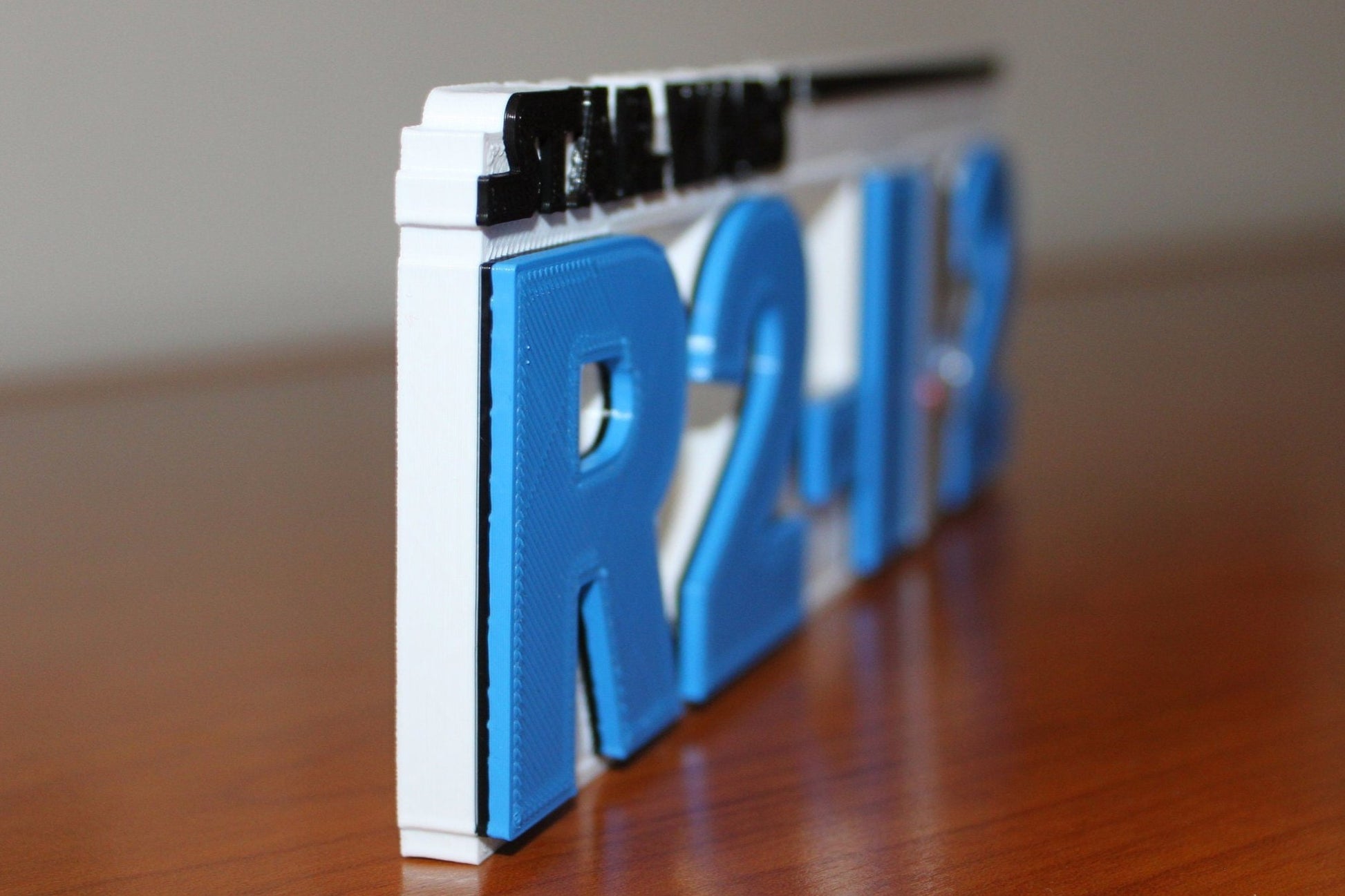 R2-D2 3D printed Logo Art