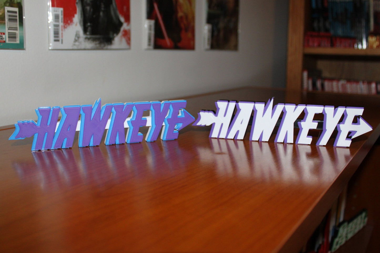 Hawkeye 3D printed Comic Logo Art