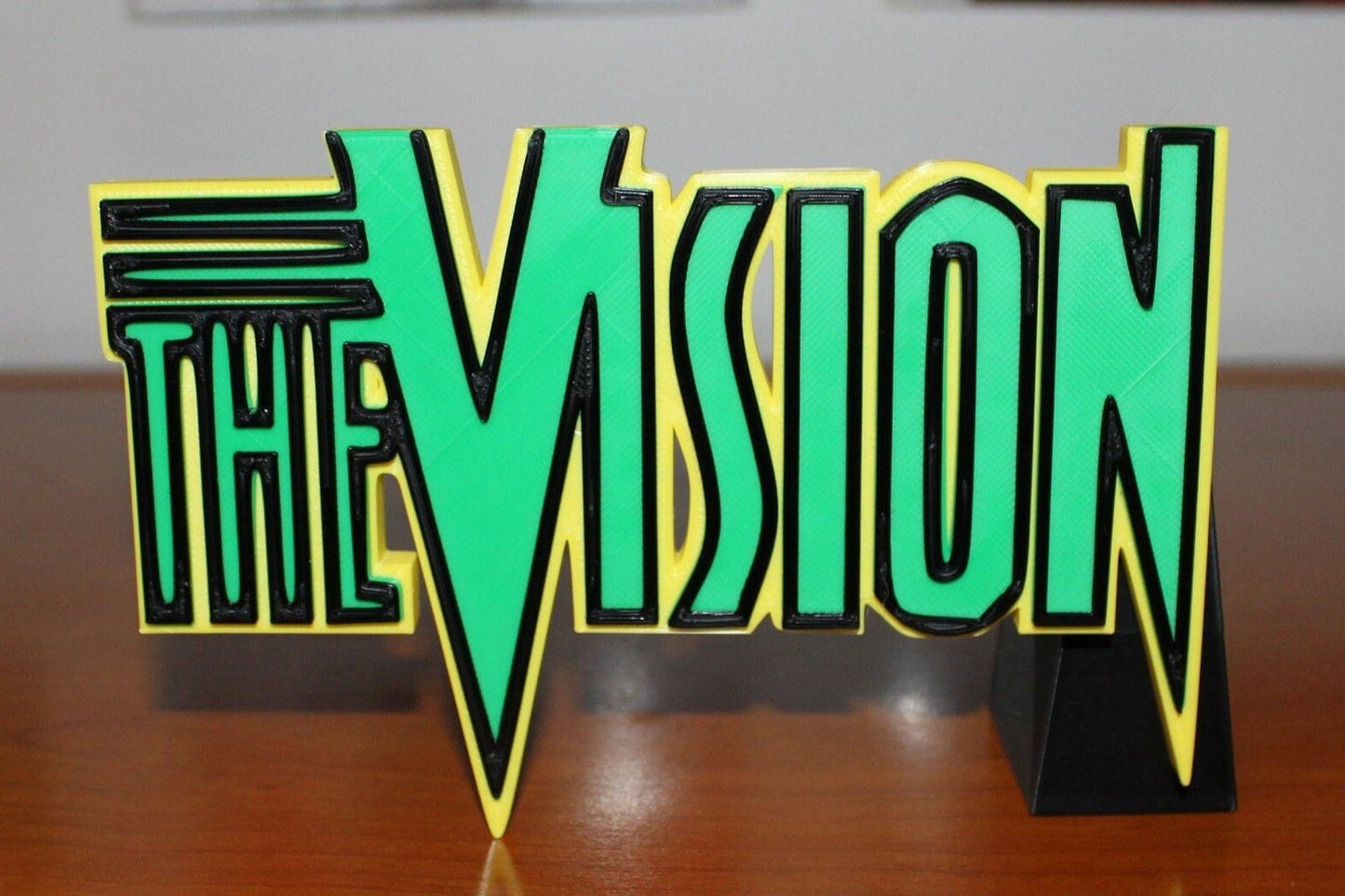 Vision 3D printed Logo Sign Wall Desk Shelf Art