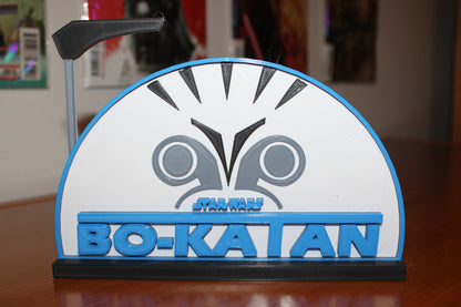 Bo-Katan 3D printed Logo Art