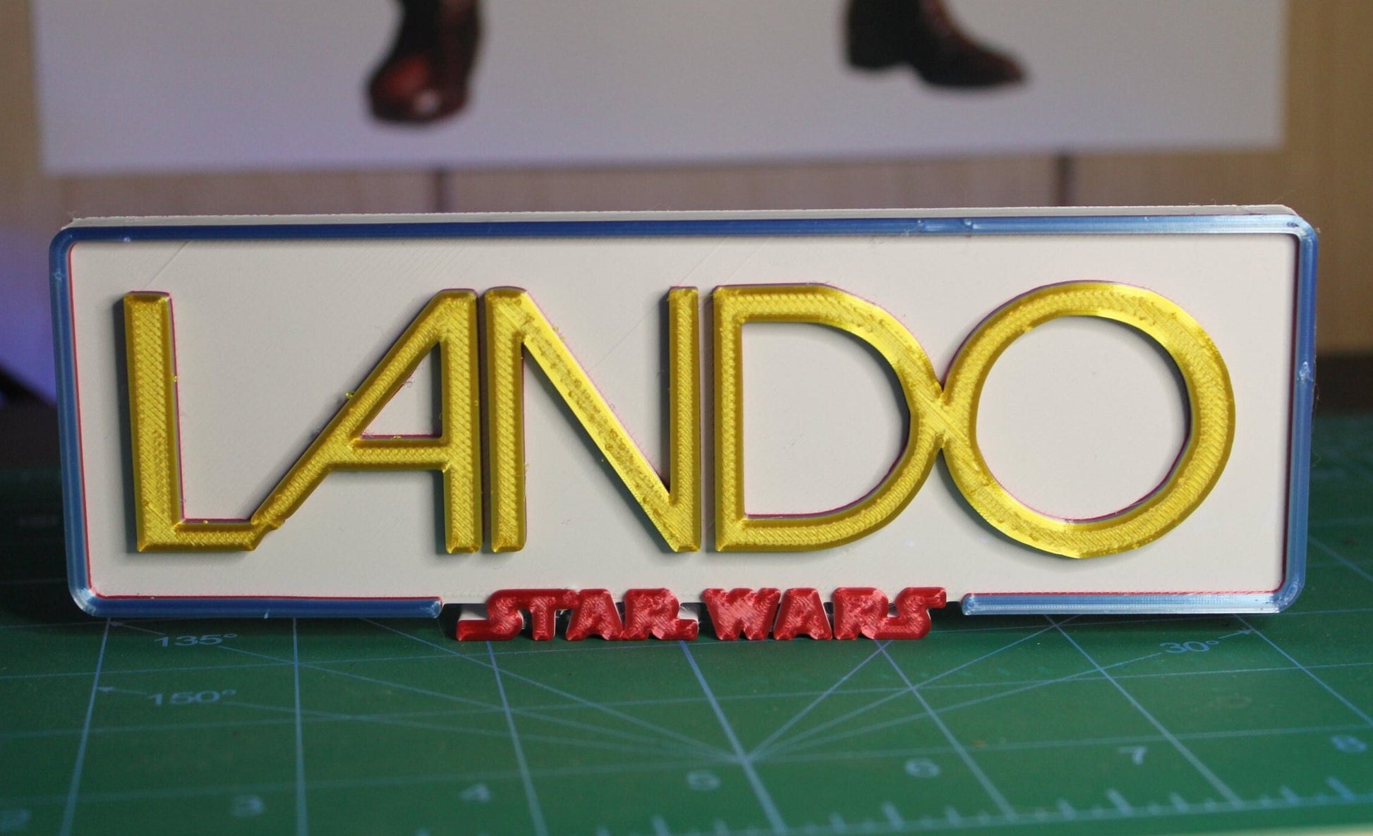 Lando 3D printed Logo Art