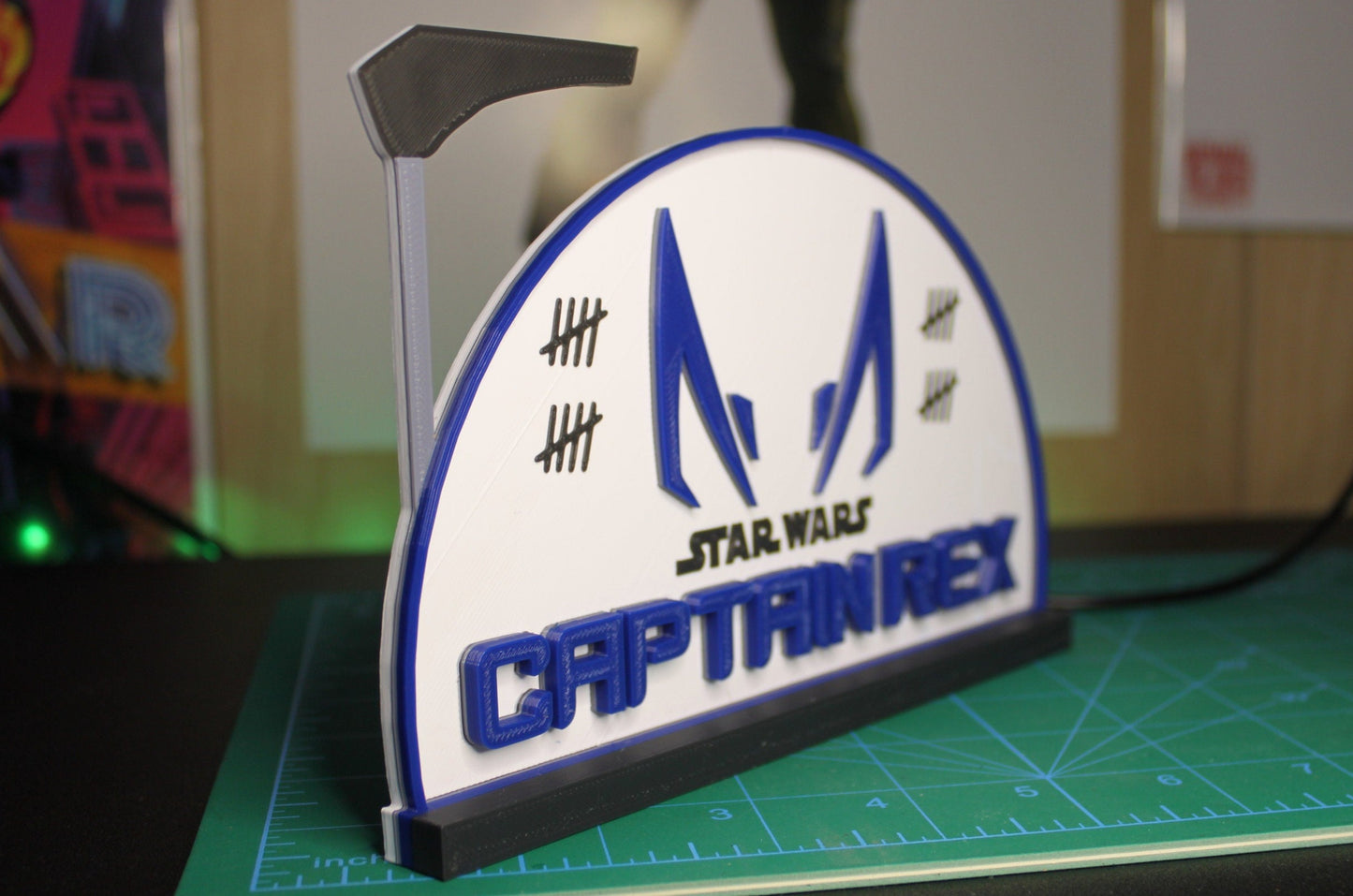 Captain Rex 3D printed Logo Art