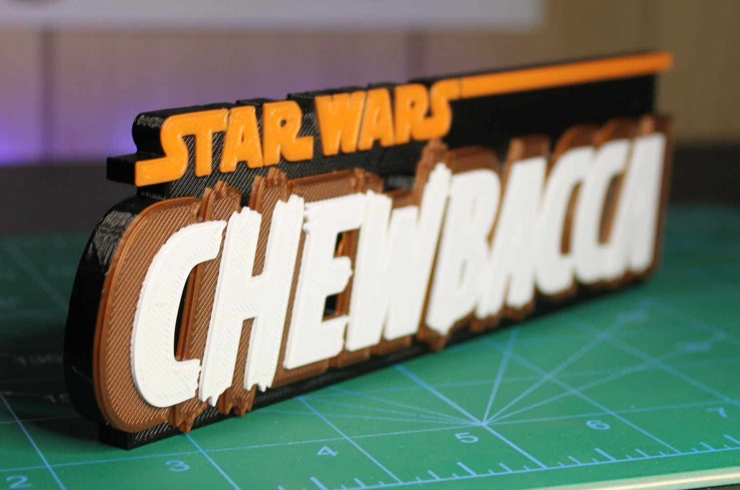 Chewbacca 3D printed Logo Art