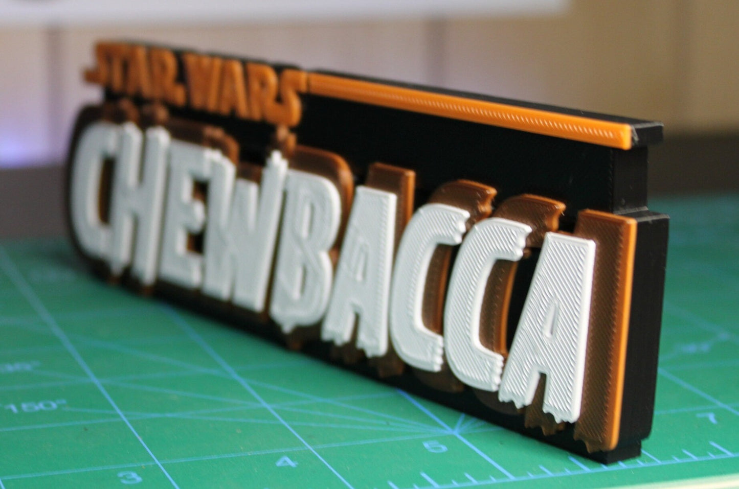 Chewbacca 3D printed Logo Art