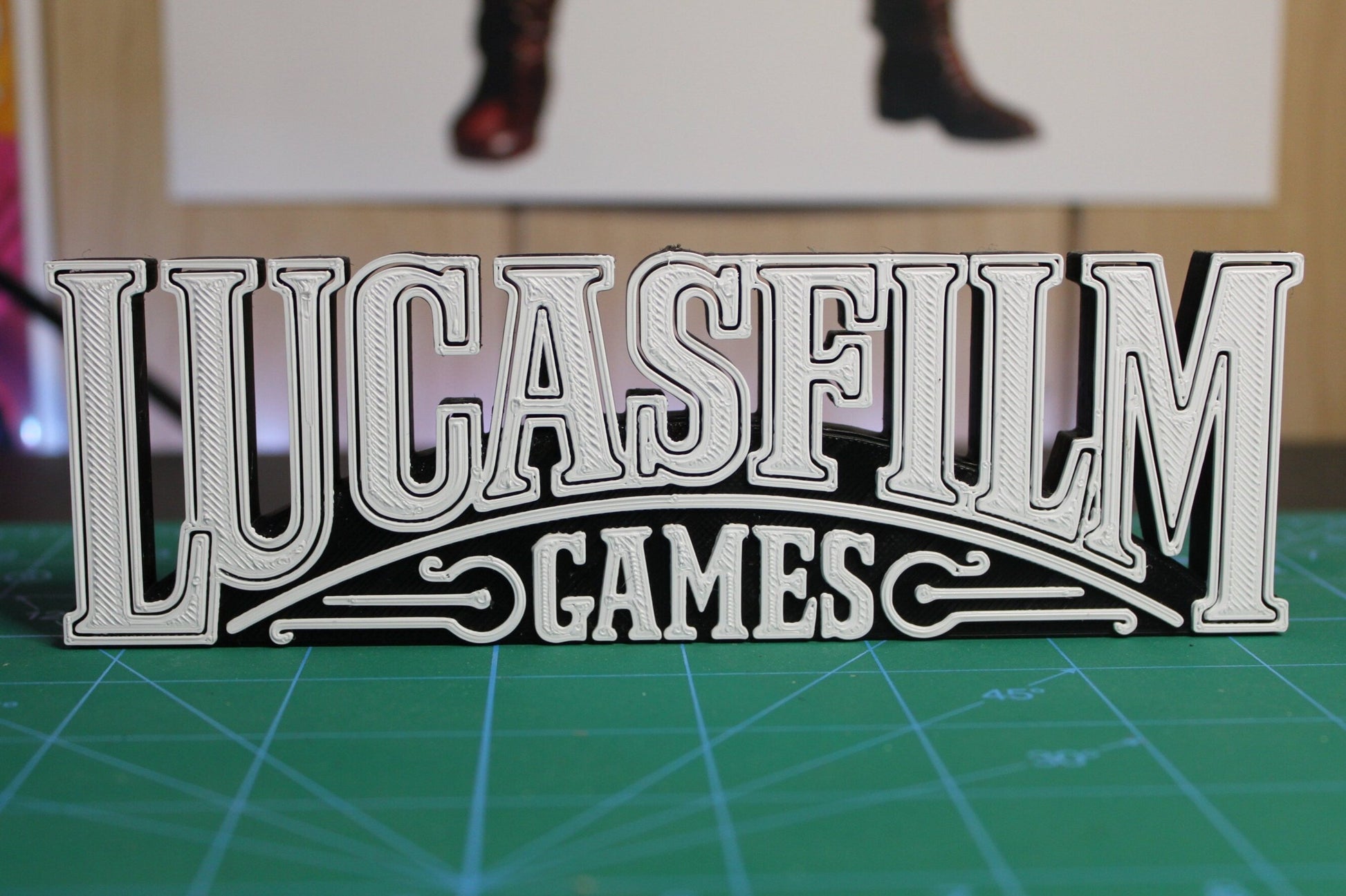 Lucasfilm Games 3D printed Logo Art