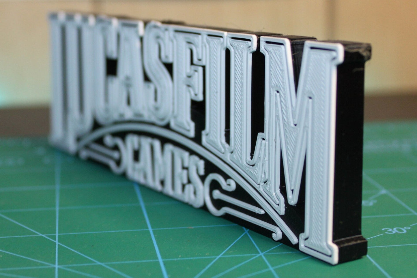 Lucasfilm Games 3D printed Logo Art