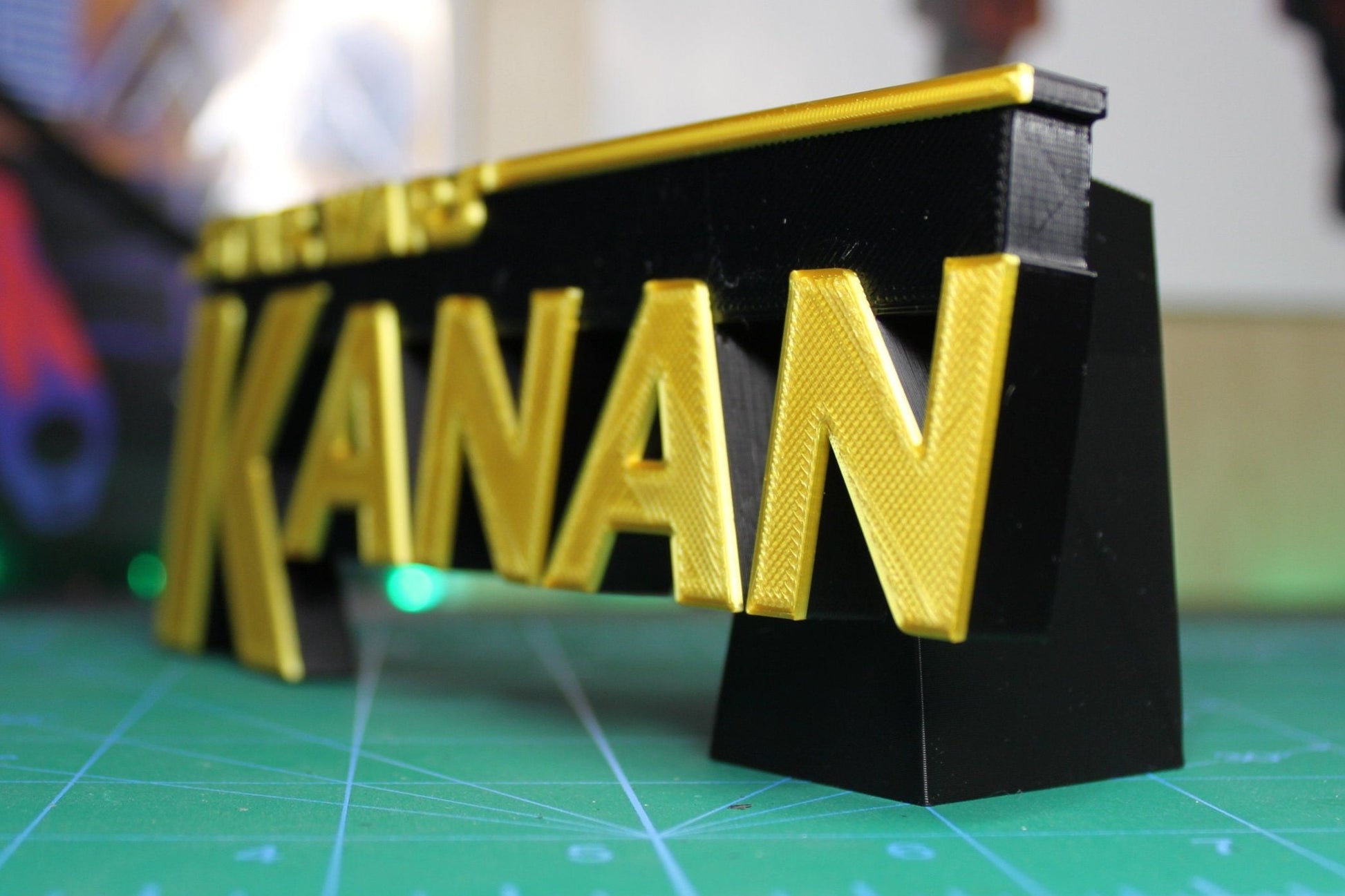 Kanan 3D printed Logo Art