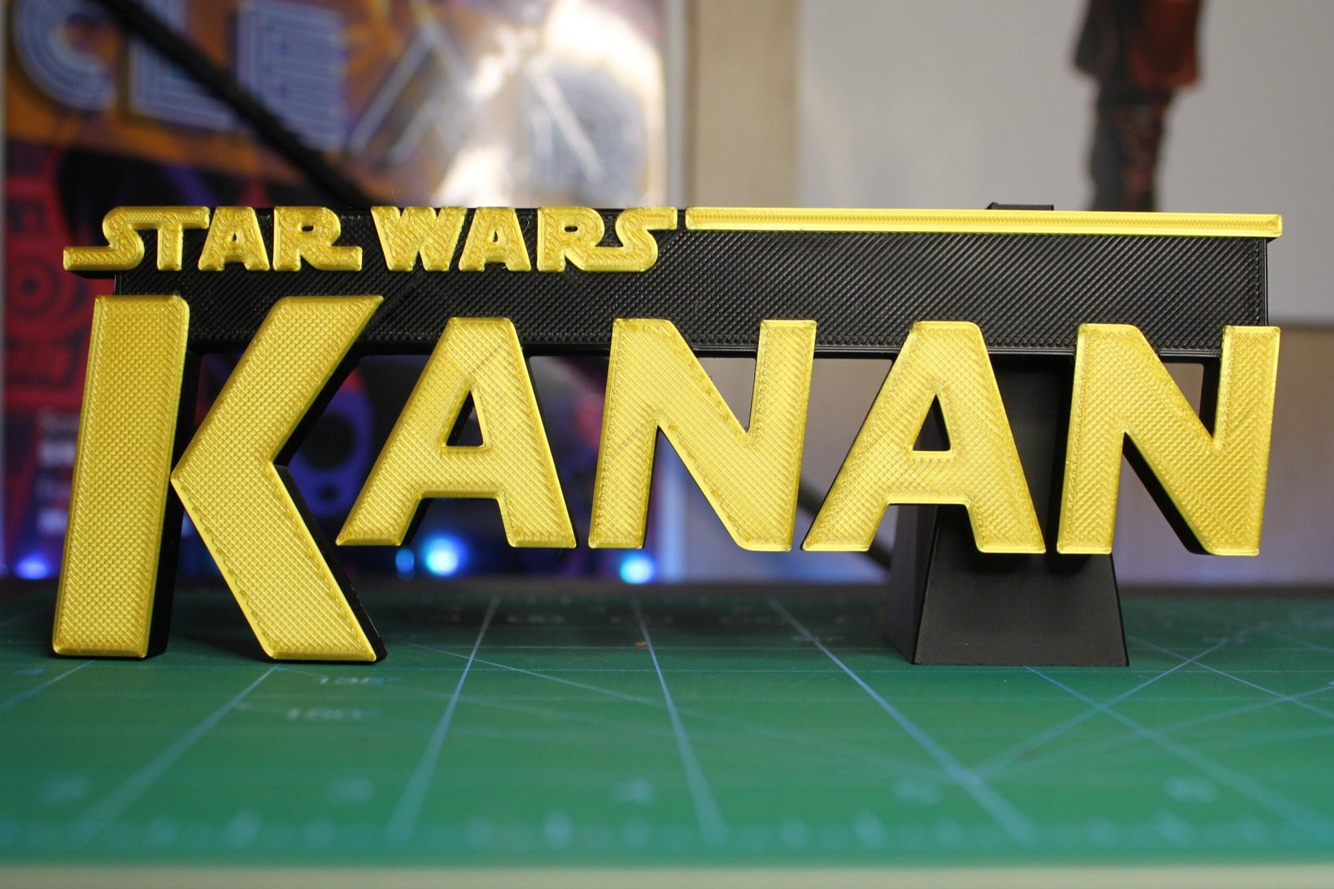 Kanan 3D printed Logo Art