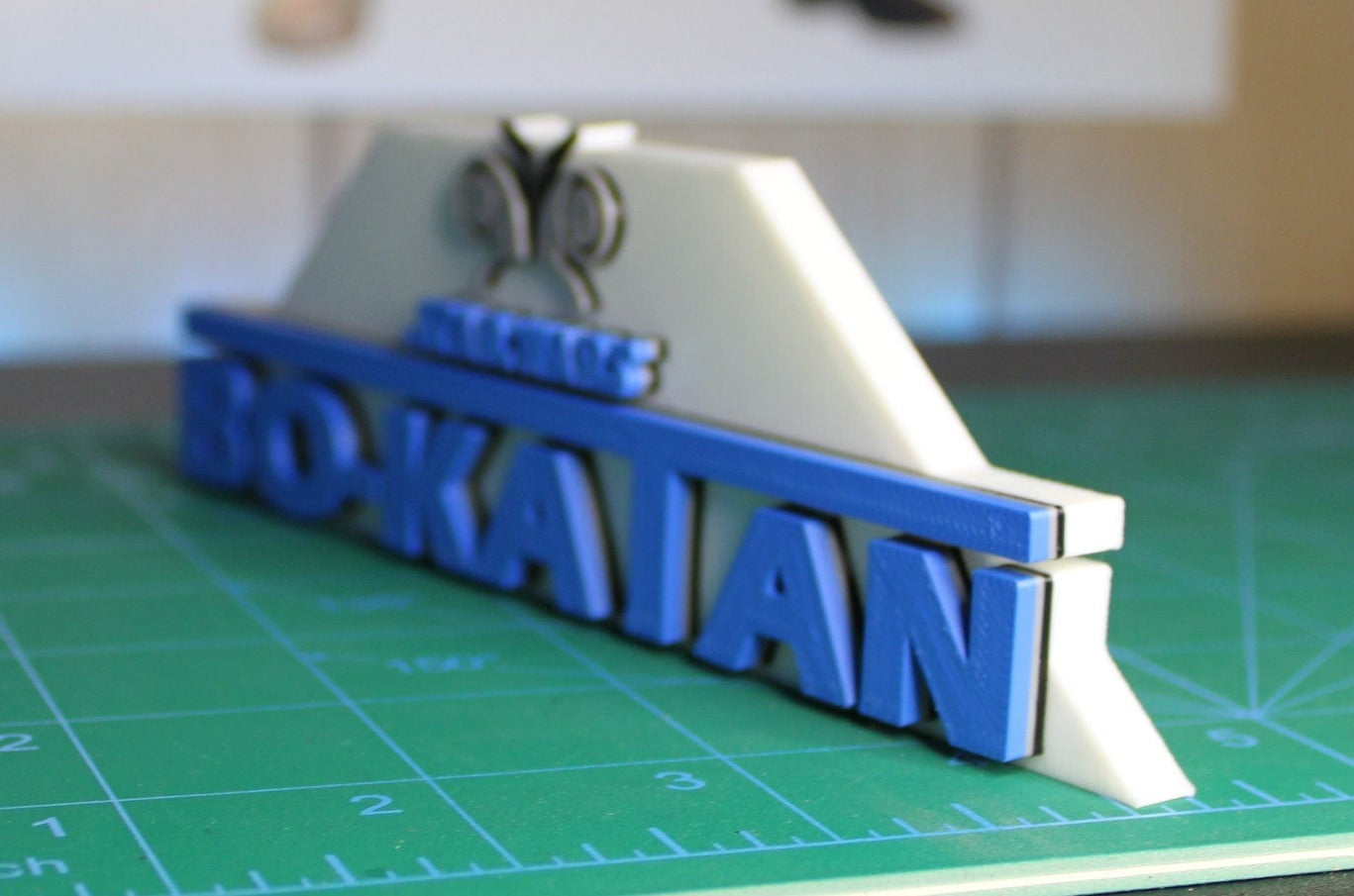 Bo-Katan 3D printed Logo Art