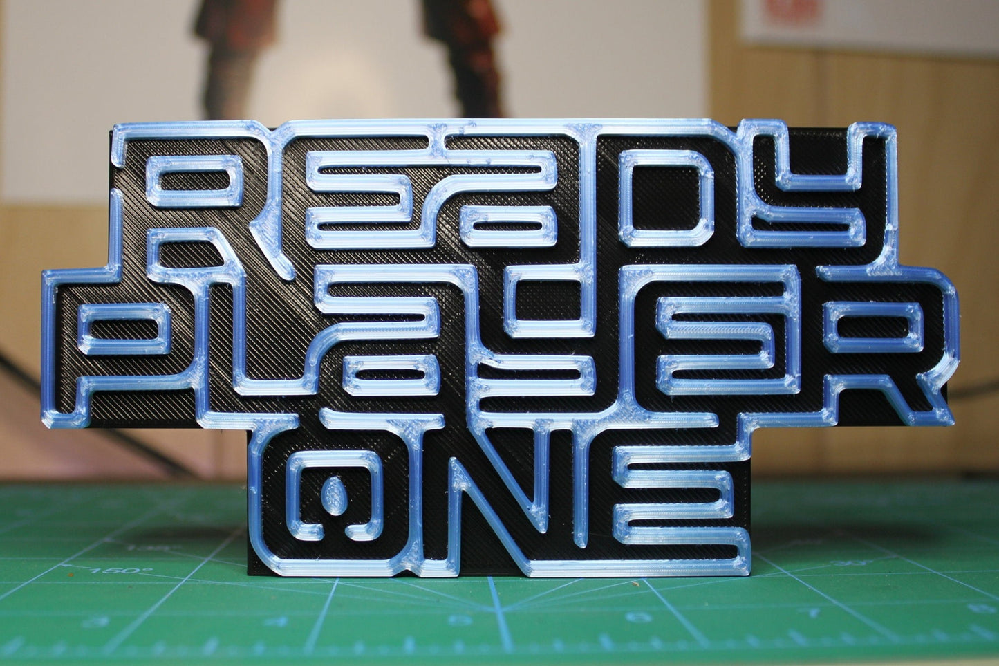 Ready Player One 3D printed Logo Sign Wall Desk Shelf Art