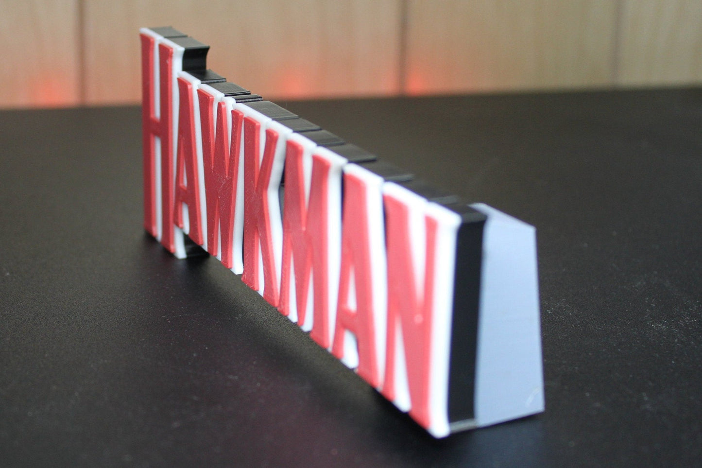 Hawkman 3D printed Comic Logo Art