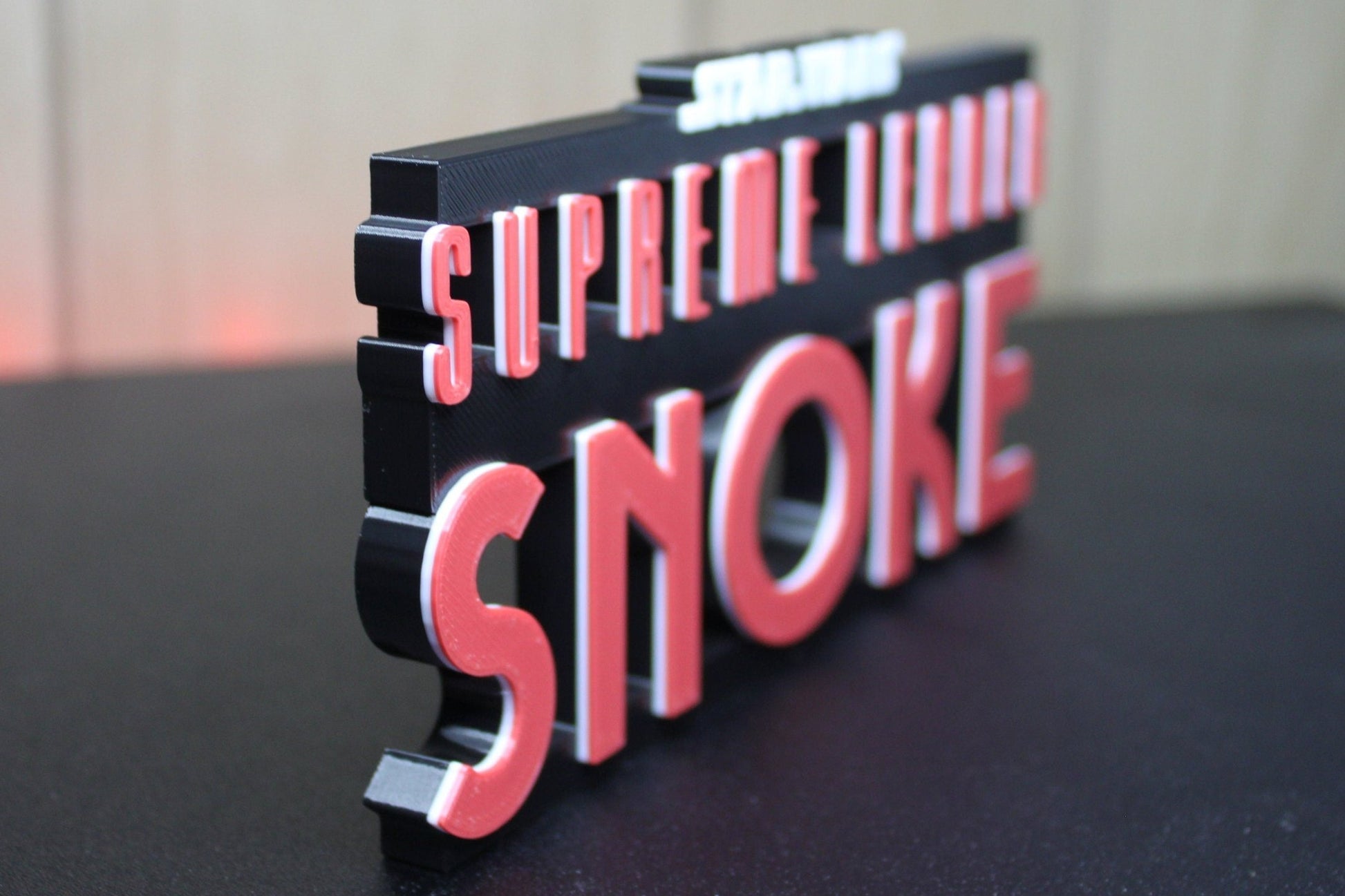 Snoke 3D printed Logo Art