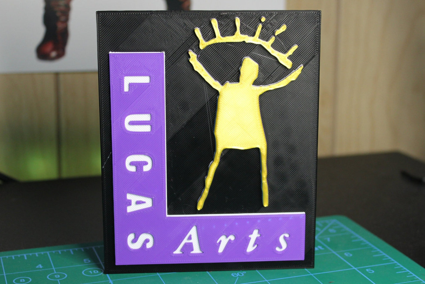 Lucasarts 3D printed Logo Art