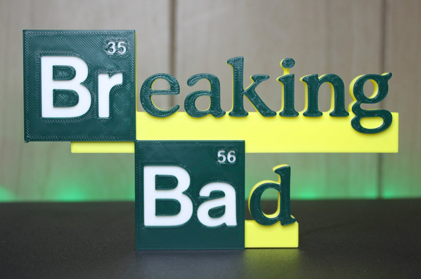 Breaking Bad 3D printed Logo Art