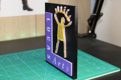 Lucasarts 3D printed Logo Art