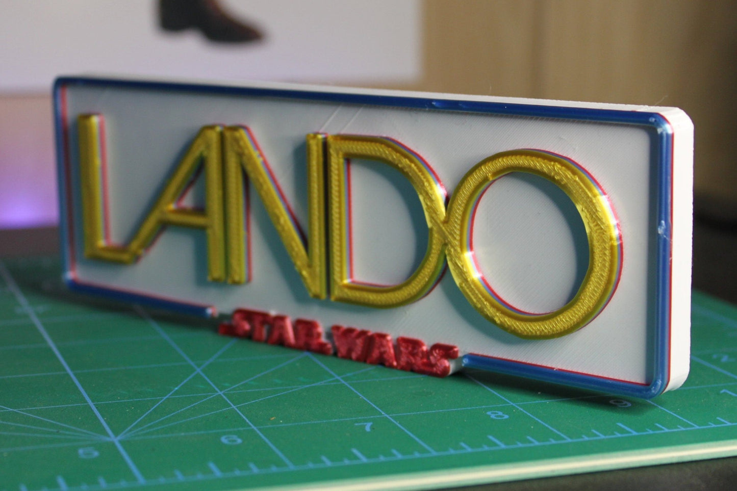 Lando 3D printed Logo Art