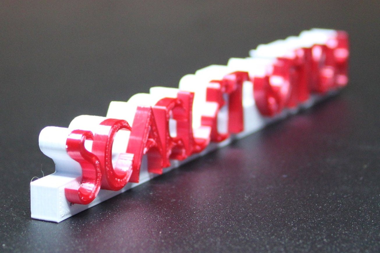 Scarlet Witch 3D printed Logo Sign Wall Desk Shelf Art