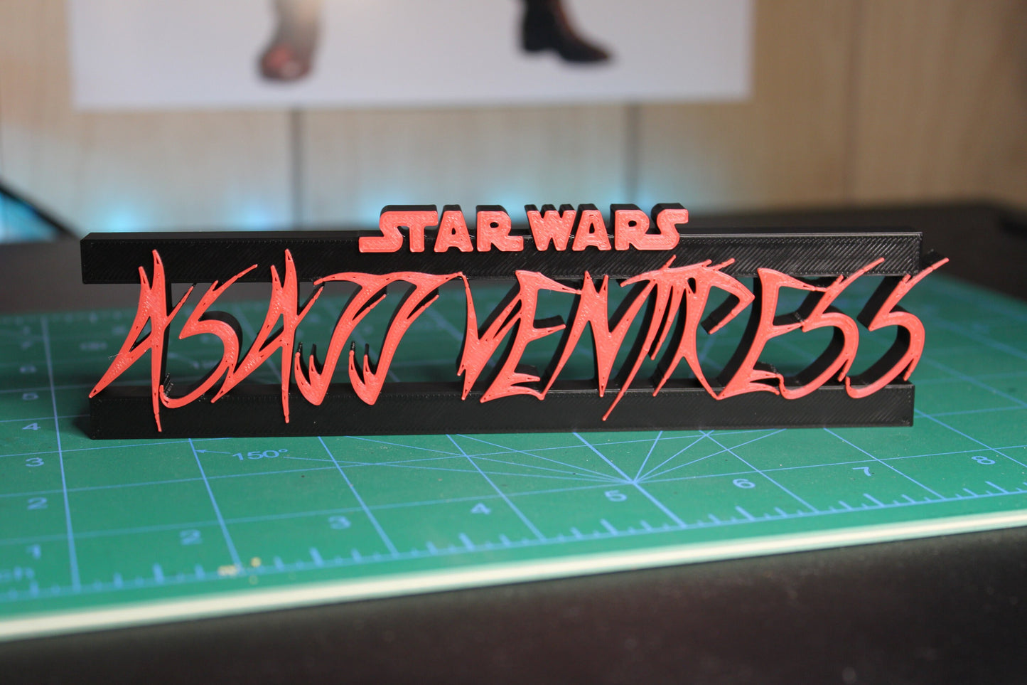 Asajj Ventress 3D printed Logo Art