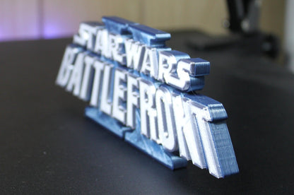 Battlefront II Video Game 3D printed Logo Art