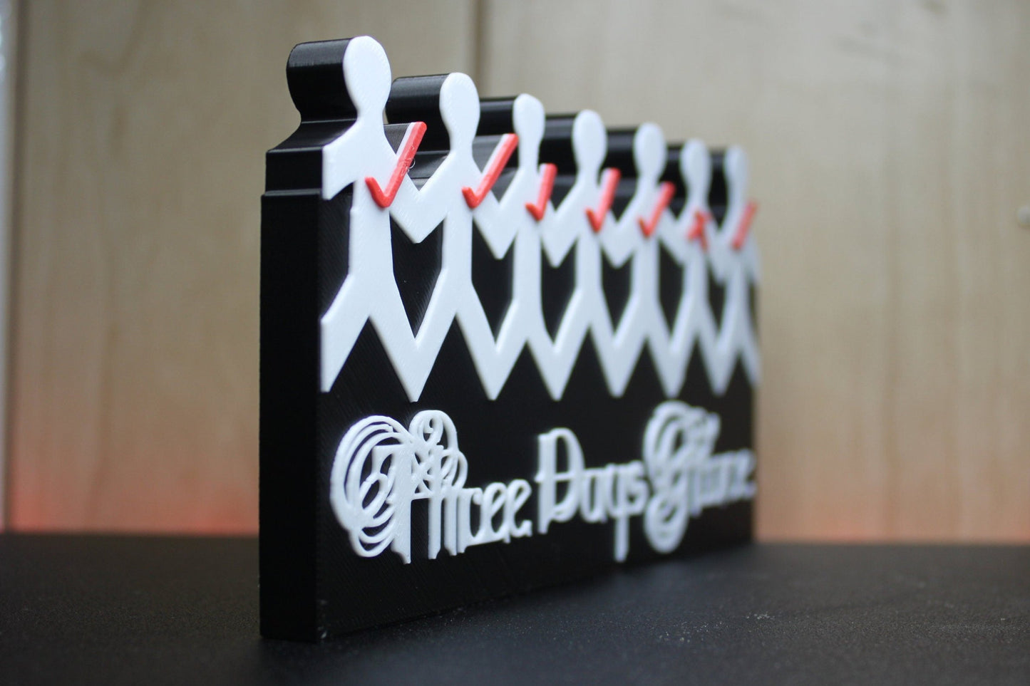 Three Days Grace 3D Printed Logo Art