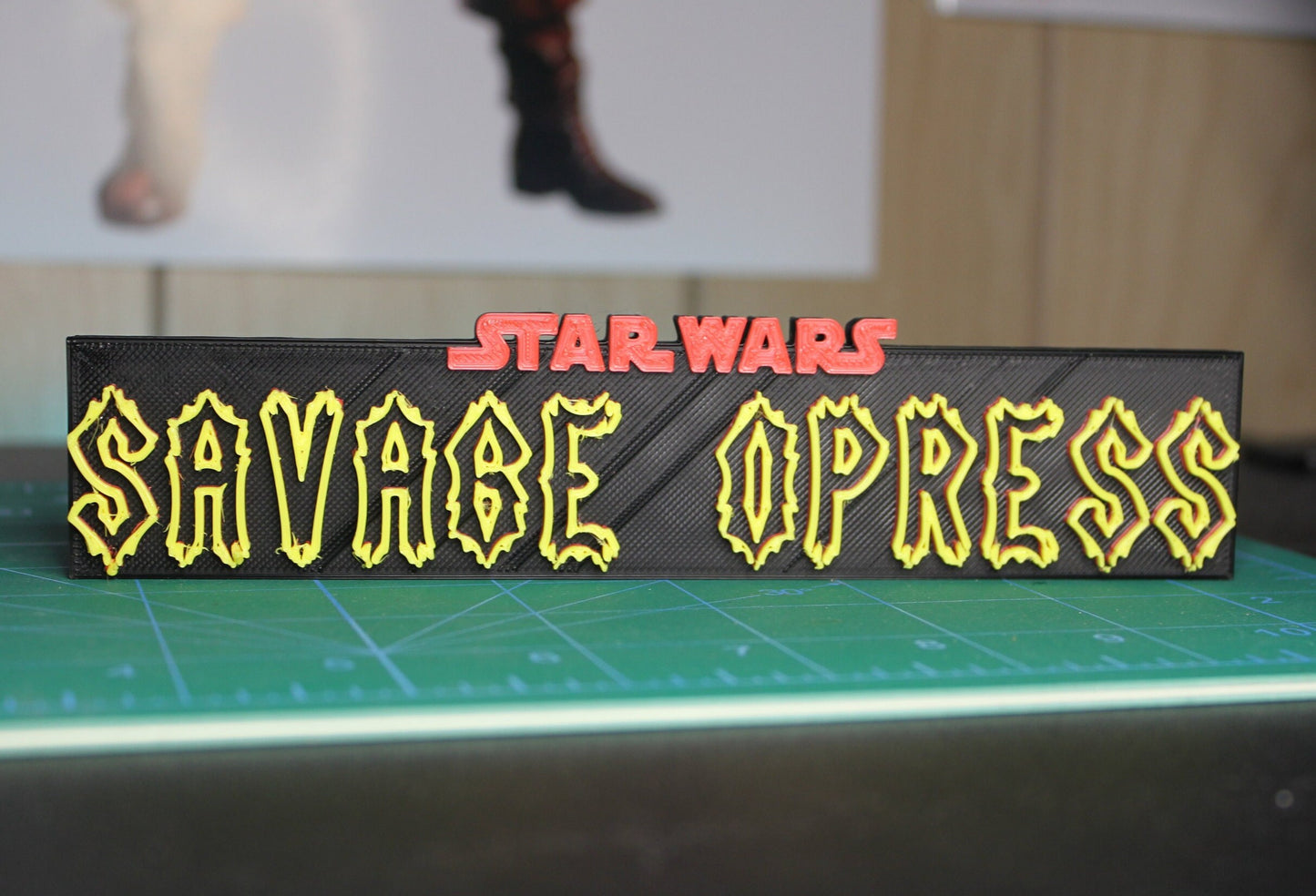 Savage Opress 3D printed Logo Art