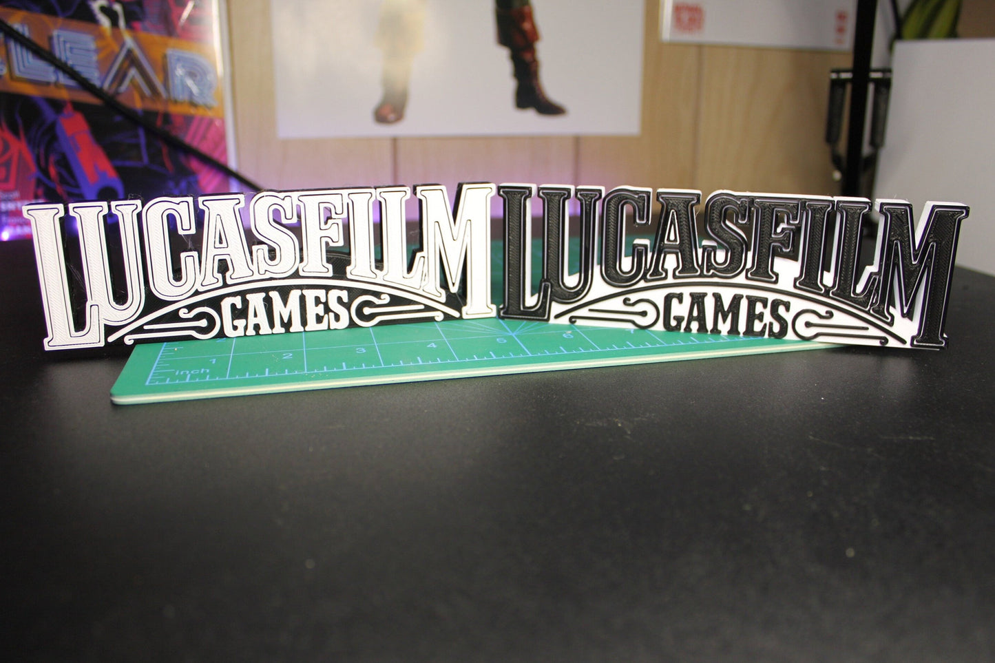 Lucasfilm Games 3D printed Logo Art