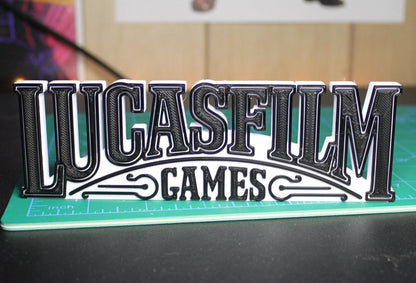 Lucasfilm Games 3D printed Logo Sign Wall Desk Shelf Art