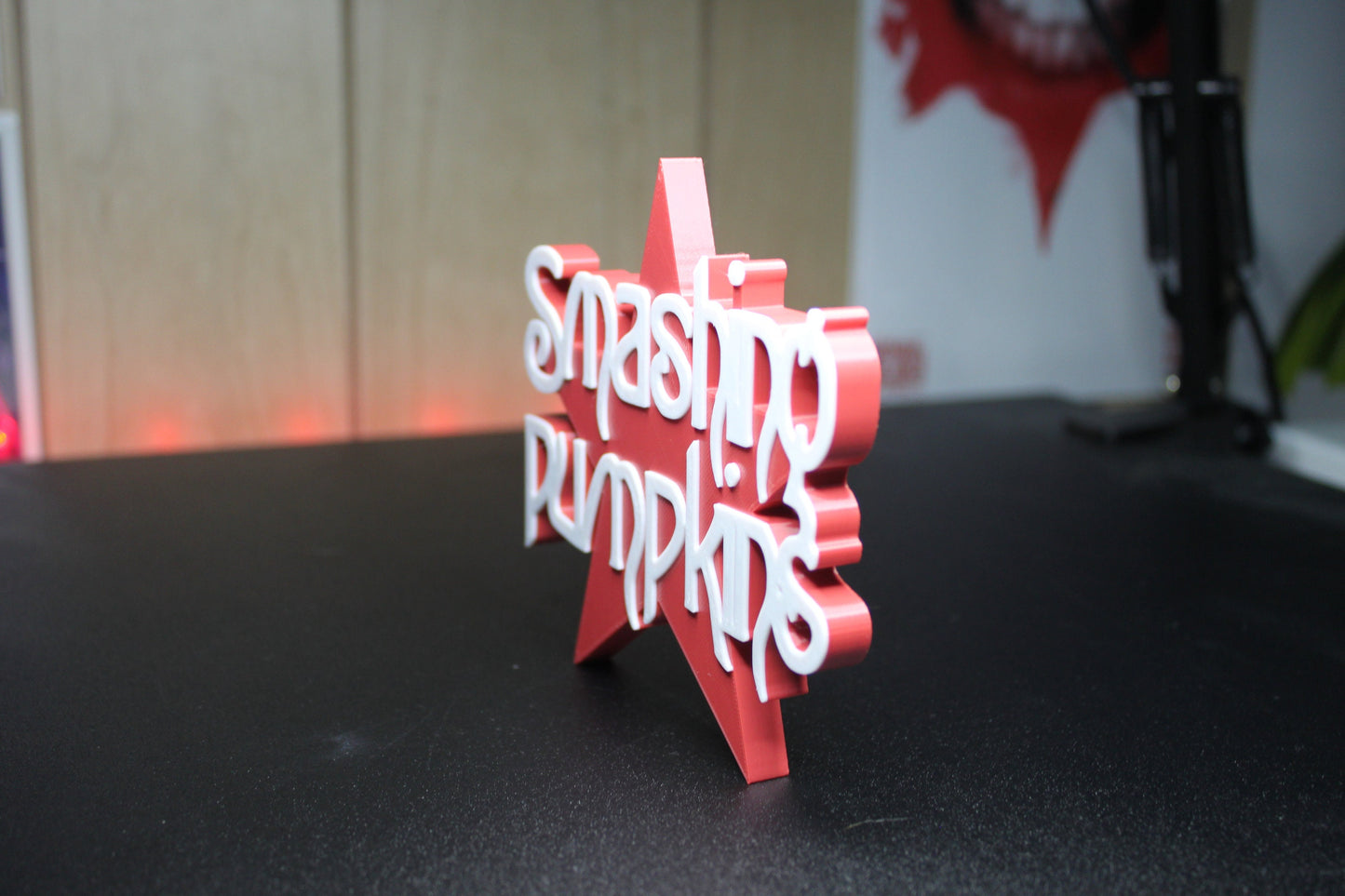 Smashing Pumpkins 3D Printed Logo Art