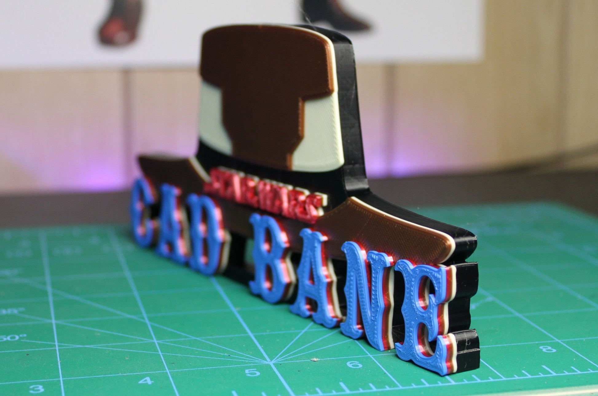 Cad Bane 3D printed Logo Art