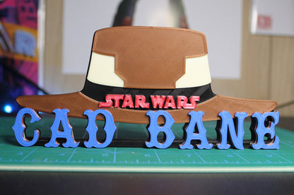 Cad Bane 3D printed Logo Art