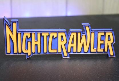 Nightcrawler 3D printed Comic Logo Art