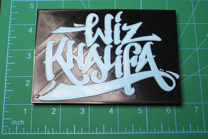 Wiz Khalifa 3D Printed Logo Art