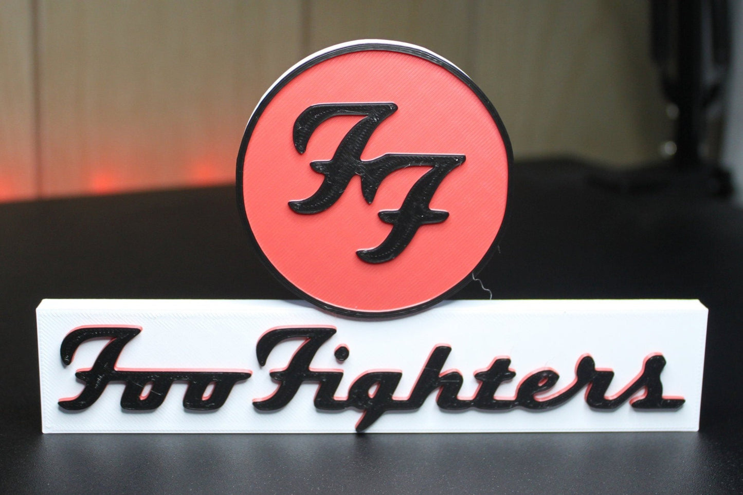 Foo Fighters 3D Printed Logo Art