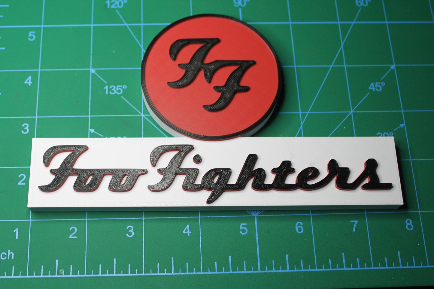 Foo Fighters 3D Printed Logo Art