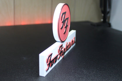 Foo Fighters 3D Printed Logo Art