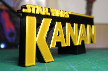 Kanan 3D printed Logo Art