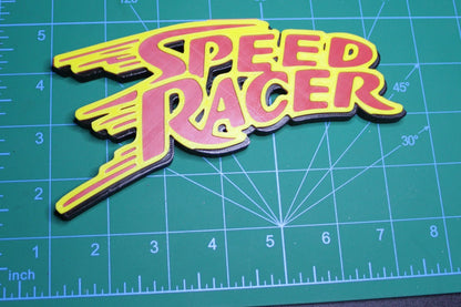 Speed Racer 3D printed Logo Art