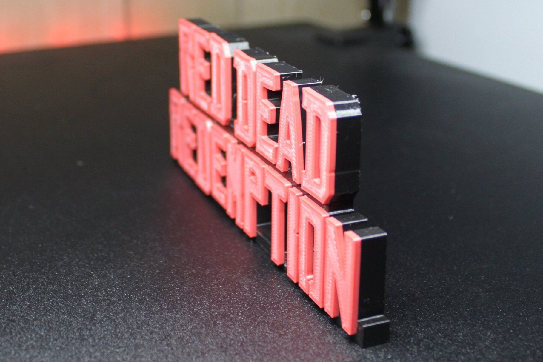 Red Dead Redemption 3D printed Logo Art