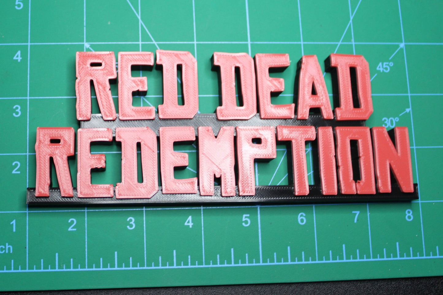 Red Dead Redemption 3D printed Logo Art