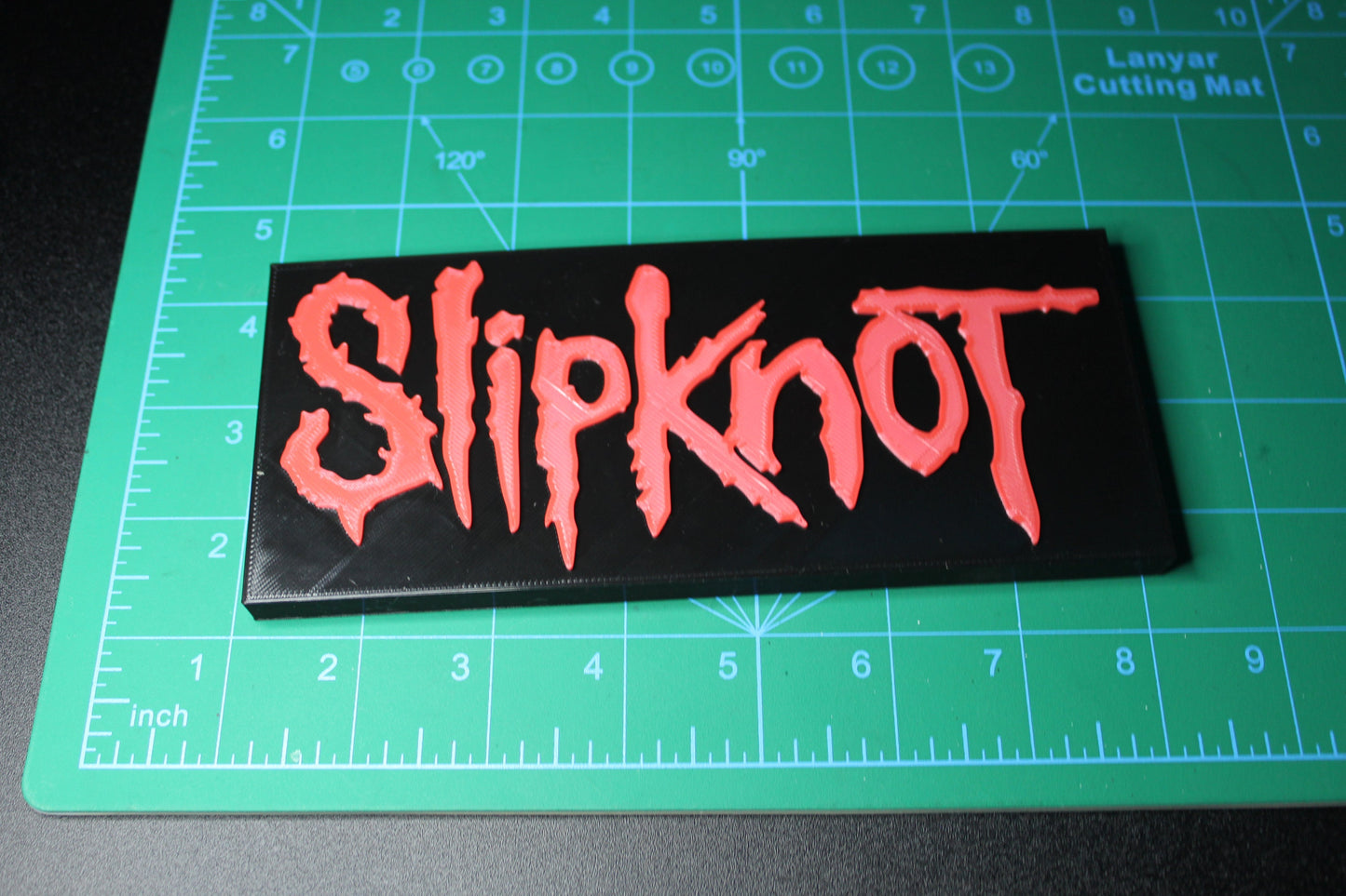 SlipKnot 3D Printed Logo Art