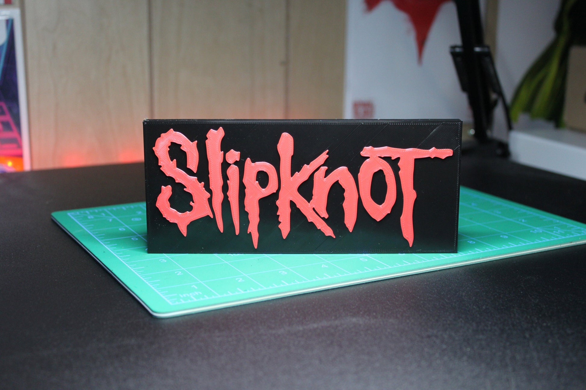 SlipKnot 3D Printed Logo Art