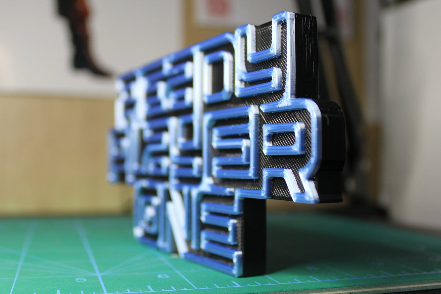 Ready Player One 3D printed Logo Sign Wall Desk Shelf Art