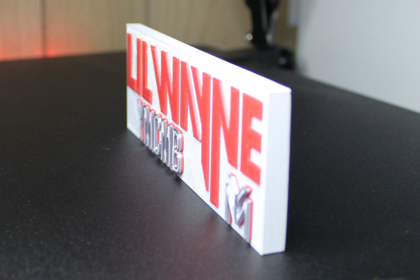 Lil Wayne 3D Printed Logo Art