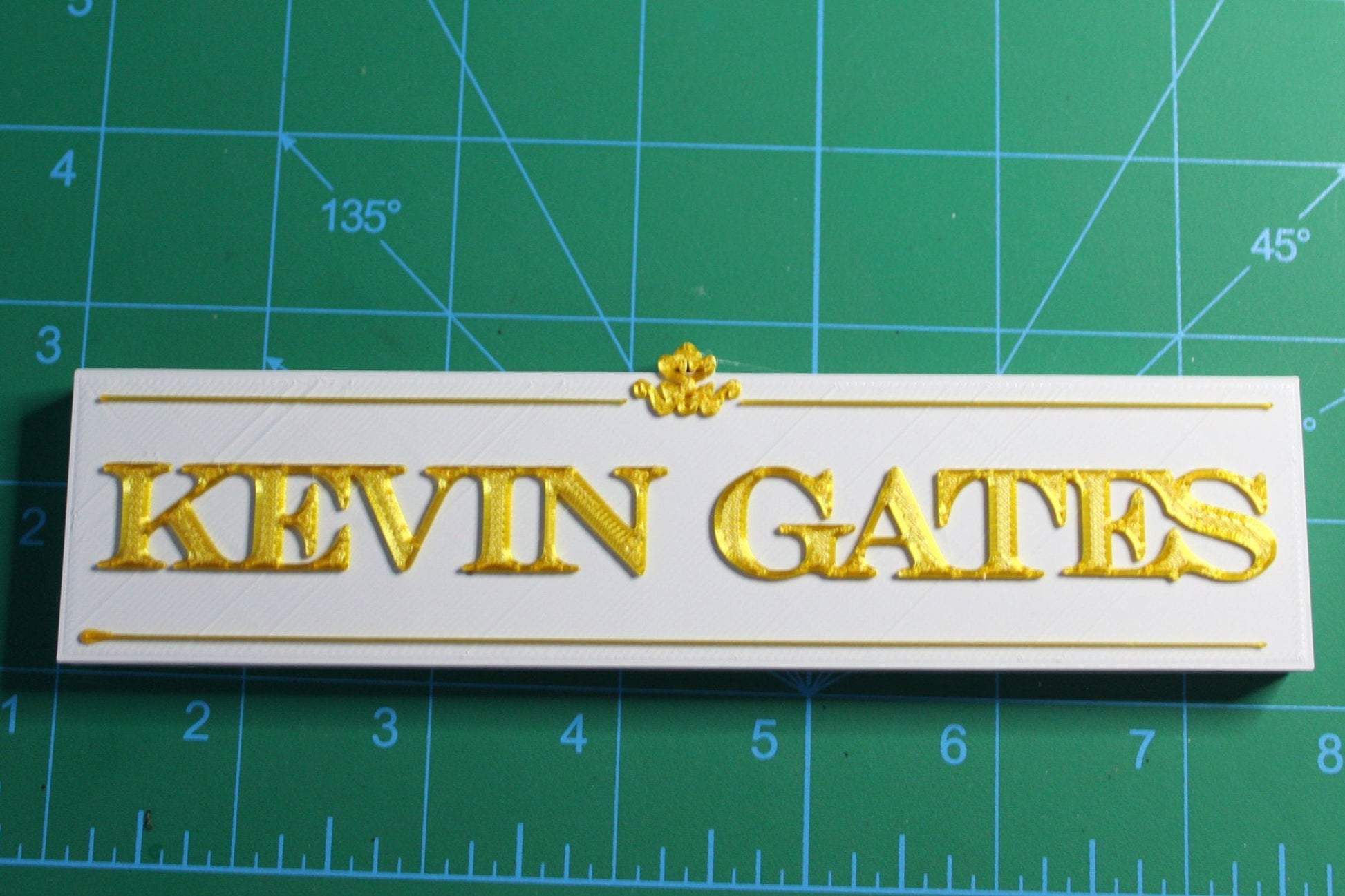 Kevin Gates 3D Logo Art