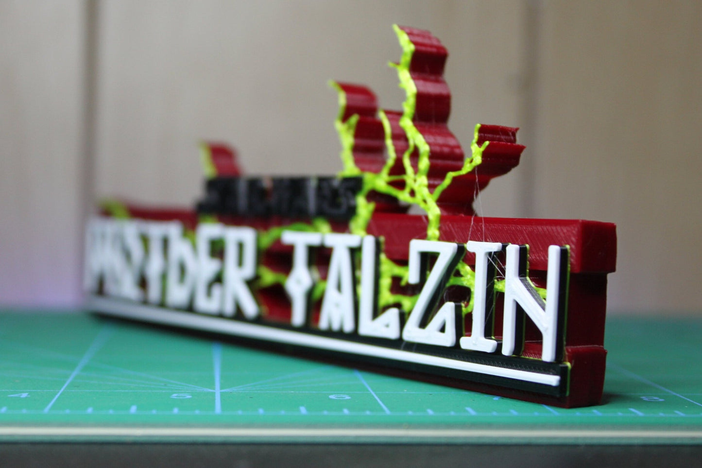 Mother Talzin 3D printed Logo Art