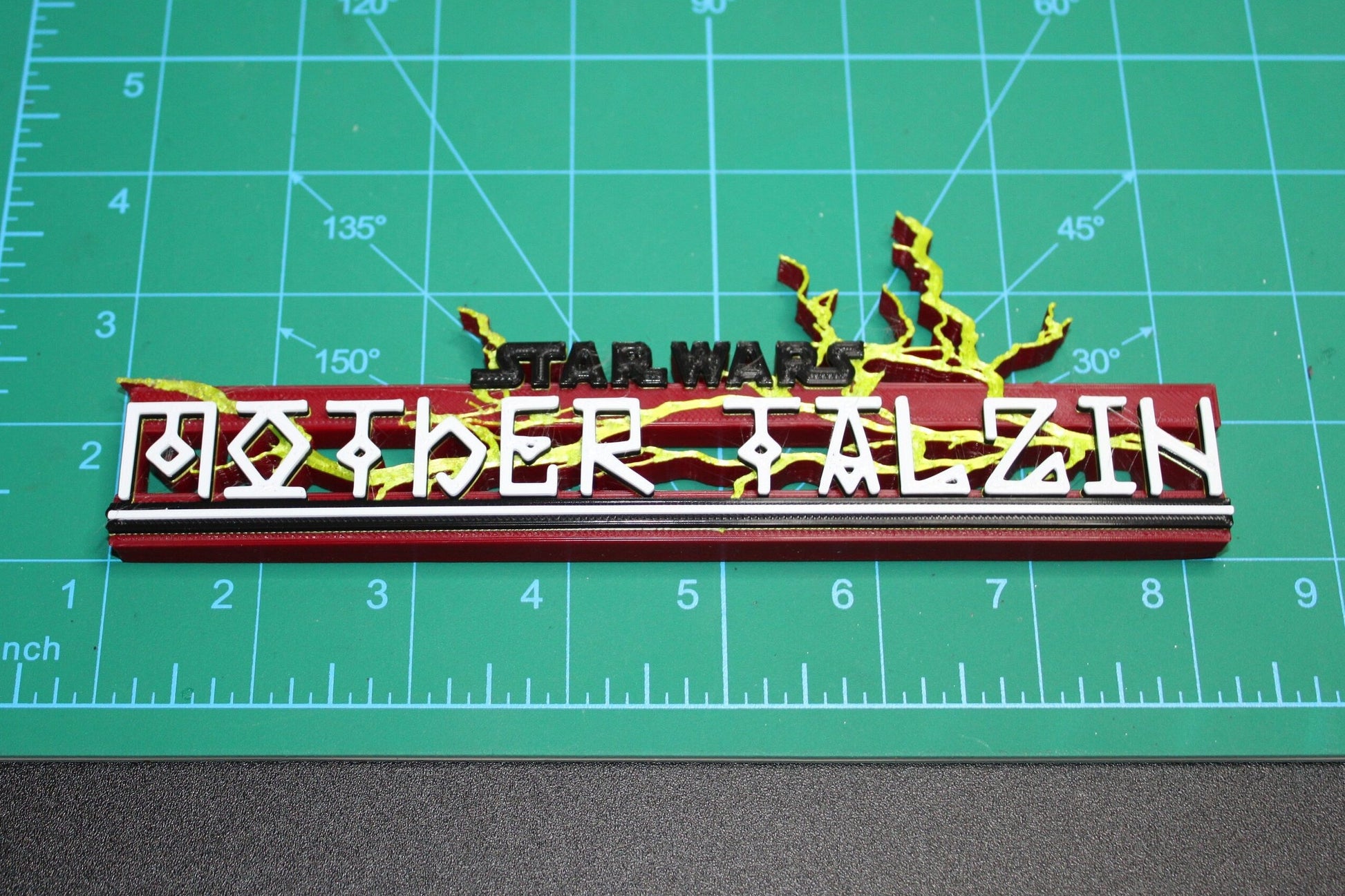 Mother Talzin 3D printed Logo Art